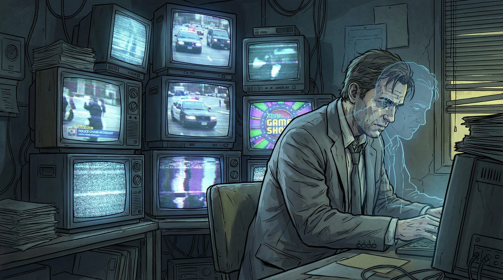 Symbolic illustration inspired by Richard Bachman