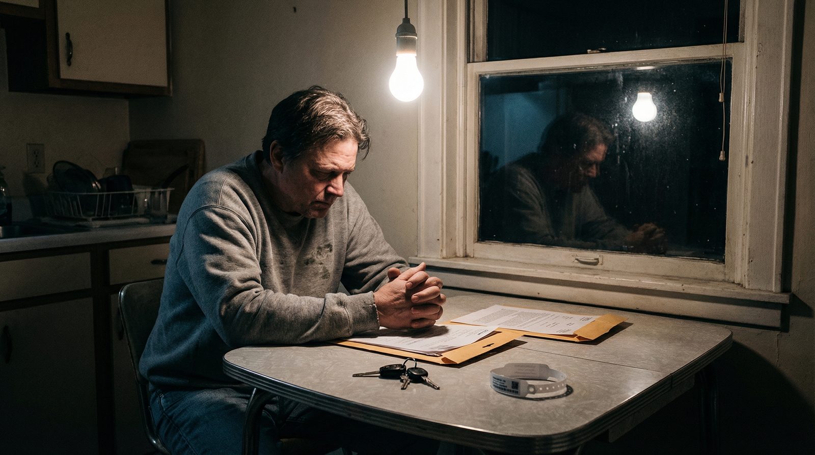 Conceptual illustration of the motif 'Ordinary People In Extreme Situations'