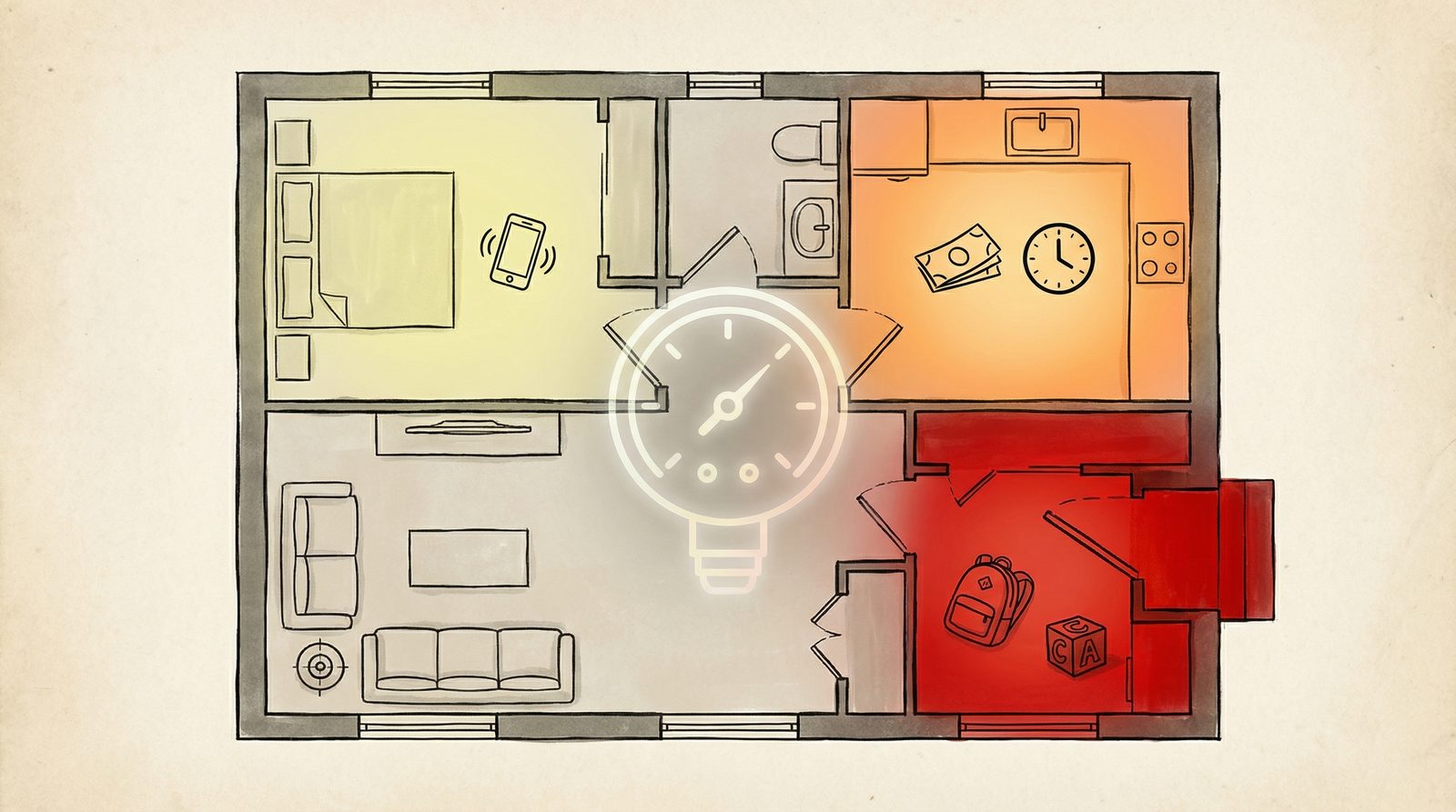 Editorial illustration inspired by 'Ordinary People In Extreme Situations'