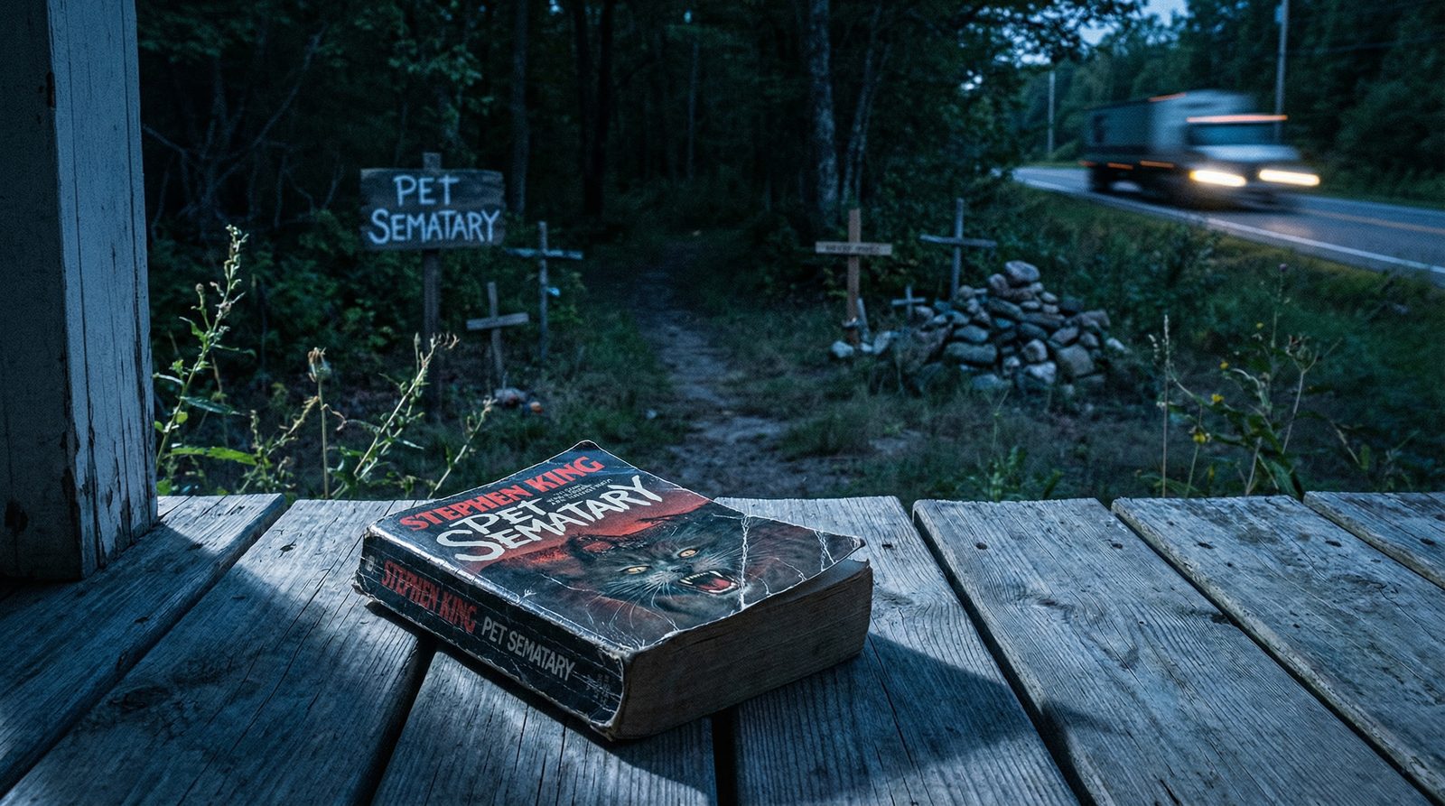 Illustration inspired by 'Pet Sematary (1983)' by Stephen King