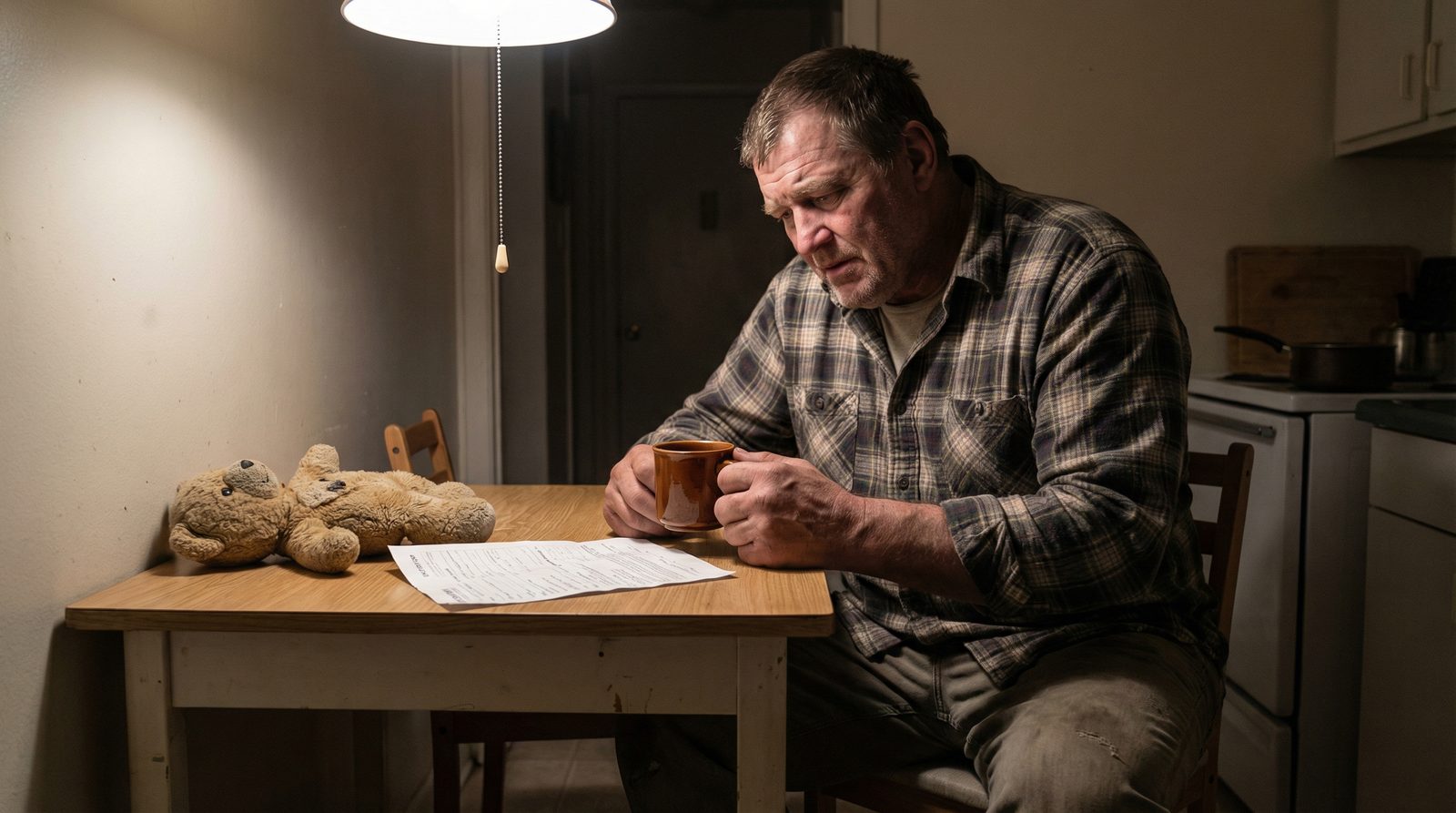 Conceptual illustration of the motif 'Lonely Giant Or Simpleton'