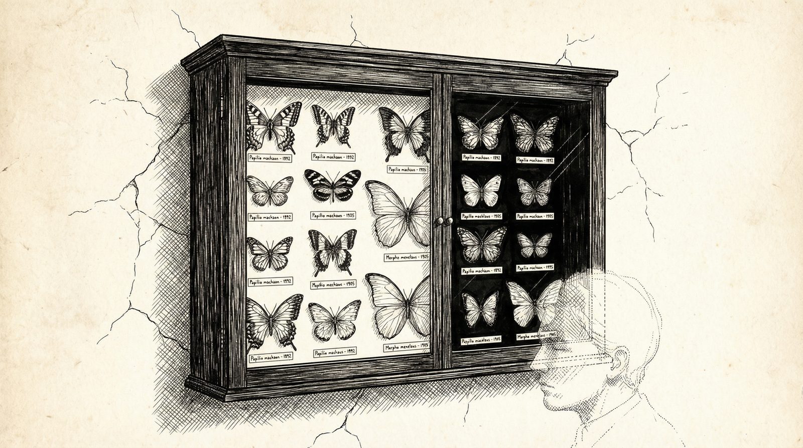 Conceptual editorial illustration inspired by 'The Collector (1963)'