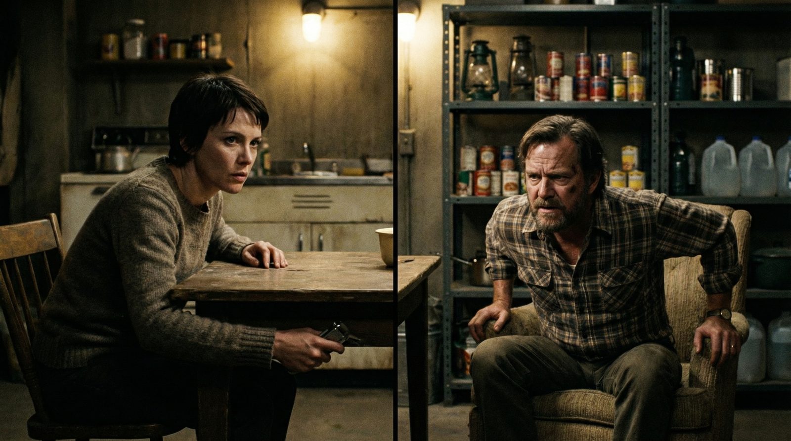 Symbolic illustration inspired by '10 Cloverfield Lane (2016)'