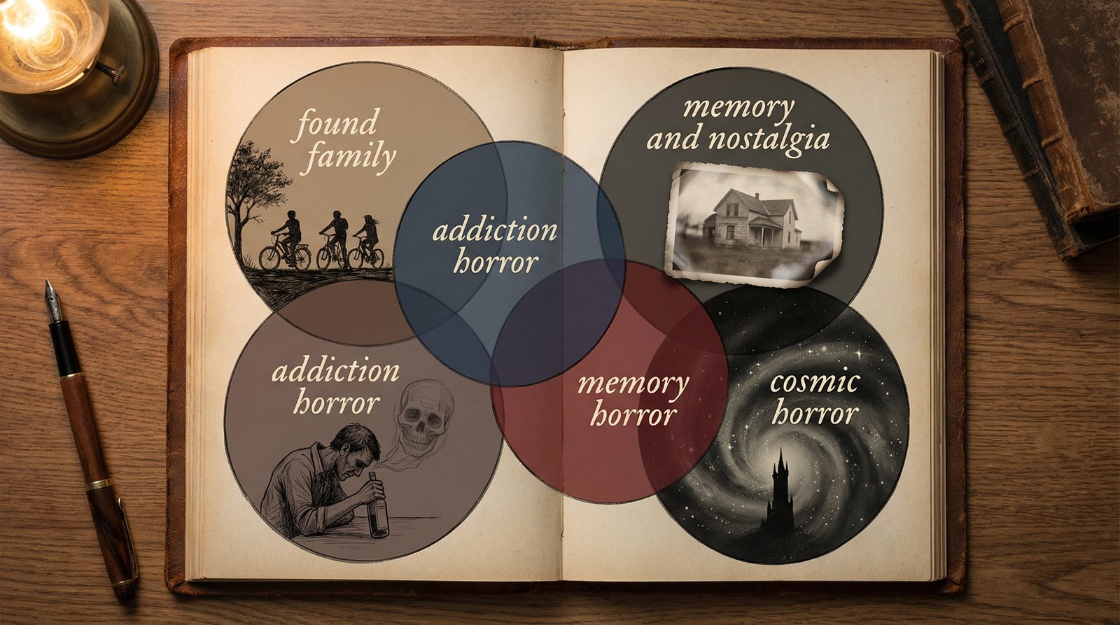 Symbolic illustration inspired by 'Stephen King'