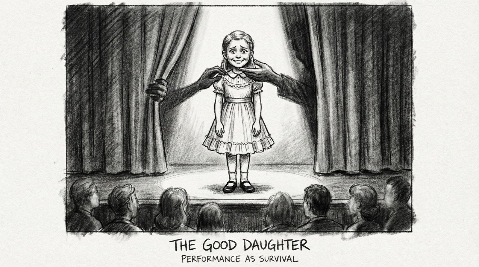 Illustration of a core idea or motif from 'i'm glad my mom died'