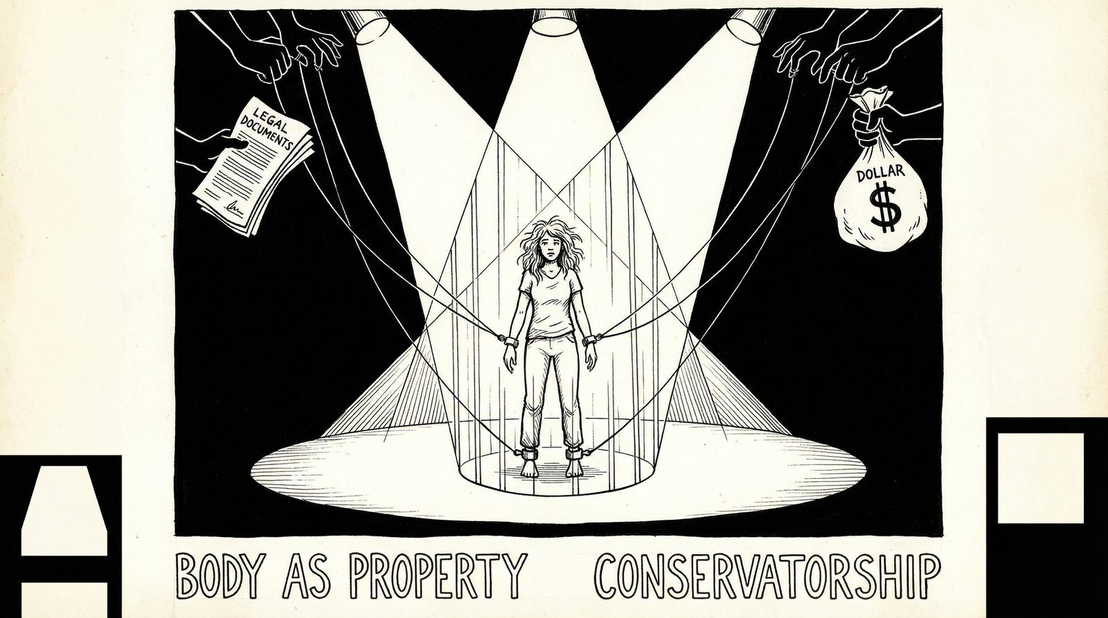 Conceptual editorial illustration inspired by 'the woman in me'