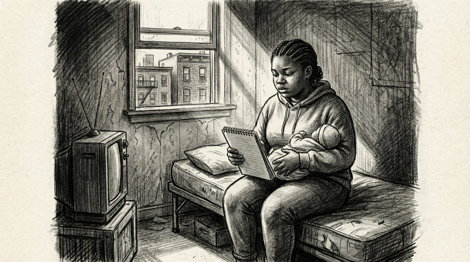 Illustration of a core idea or motif from 'push'