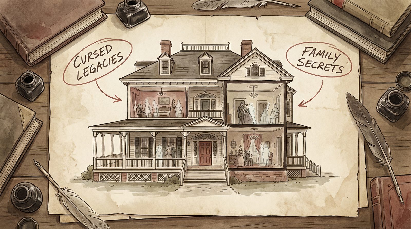 Editorial illustration inspired by 'Michael McDowell'