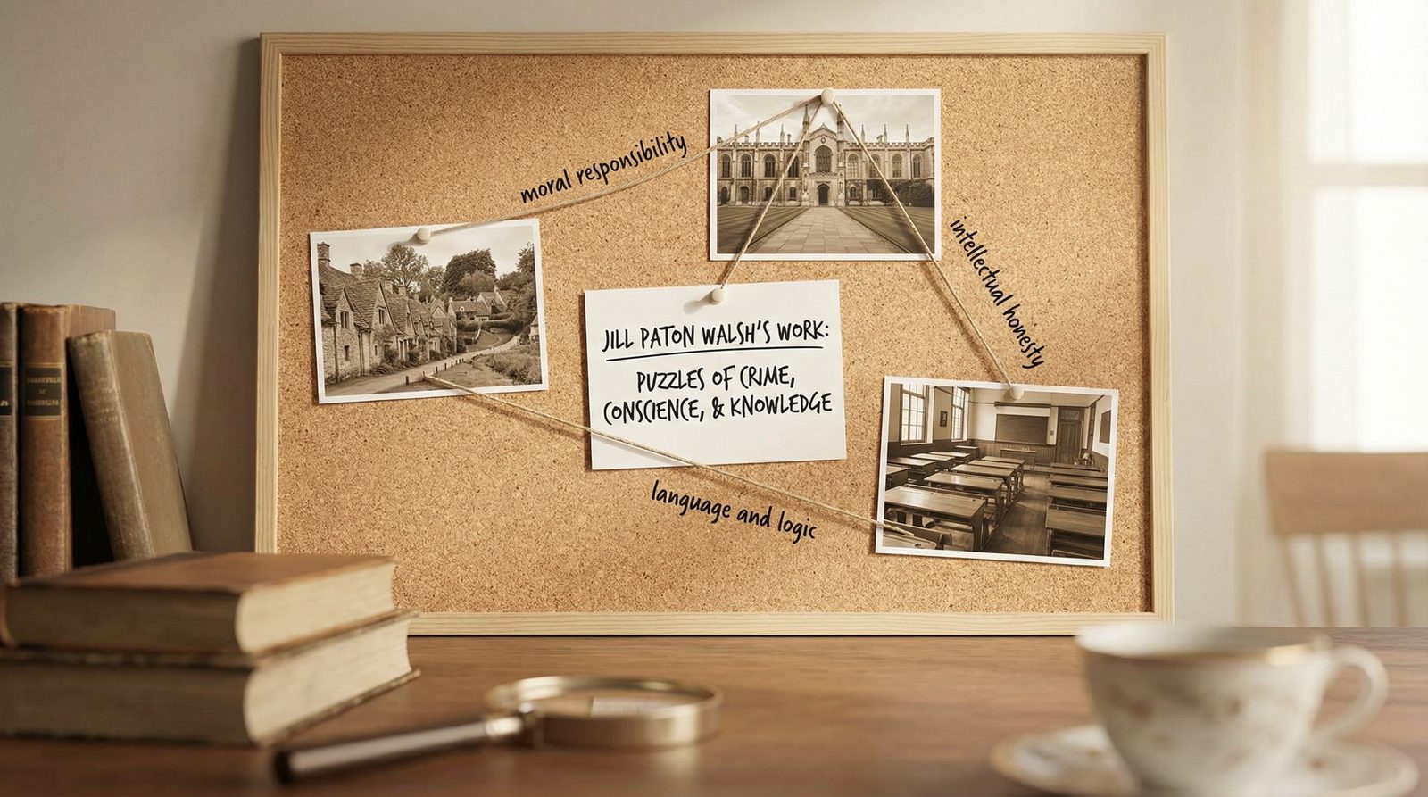 Symbolic illustration inspired by 'Jill Paton Walsh'