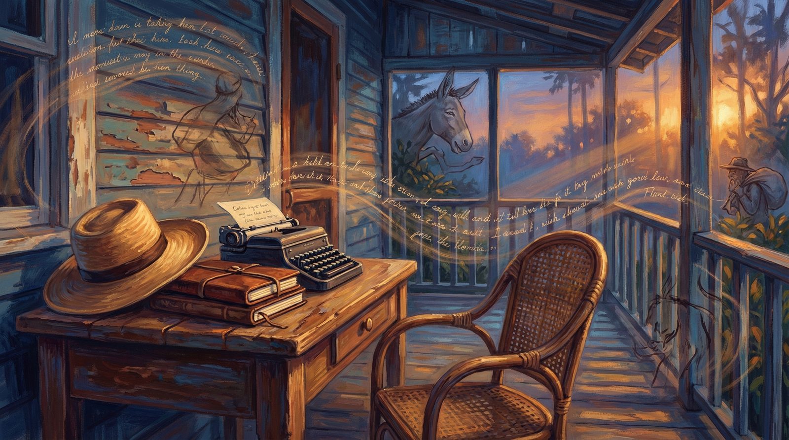 Symbolic illustration inspired by Zora Neale Hurston