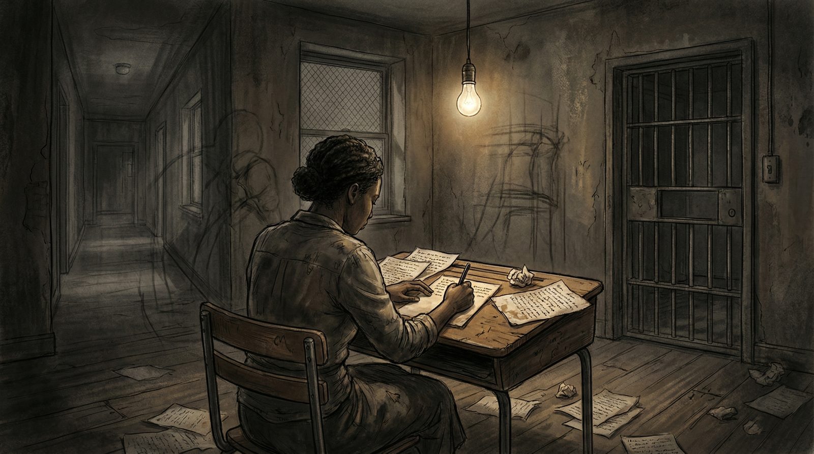 Symbolic illustration inspired by Sapphire