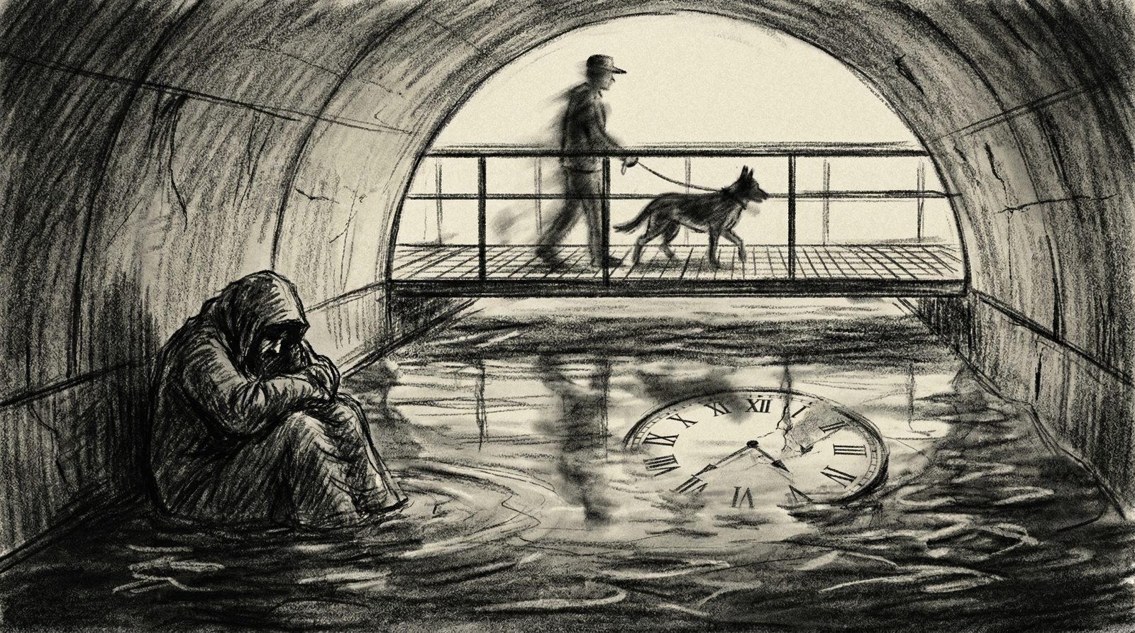 Illustration of a core idea or motif from 'the trap (1985)'