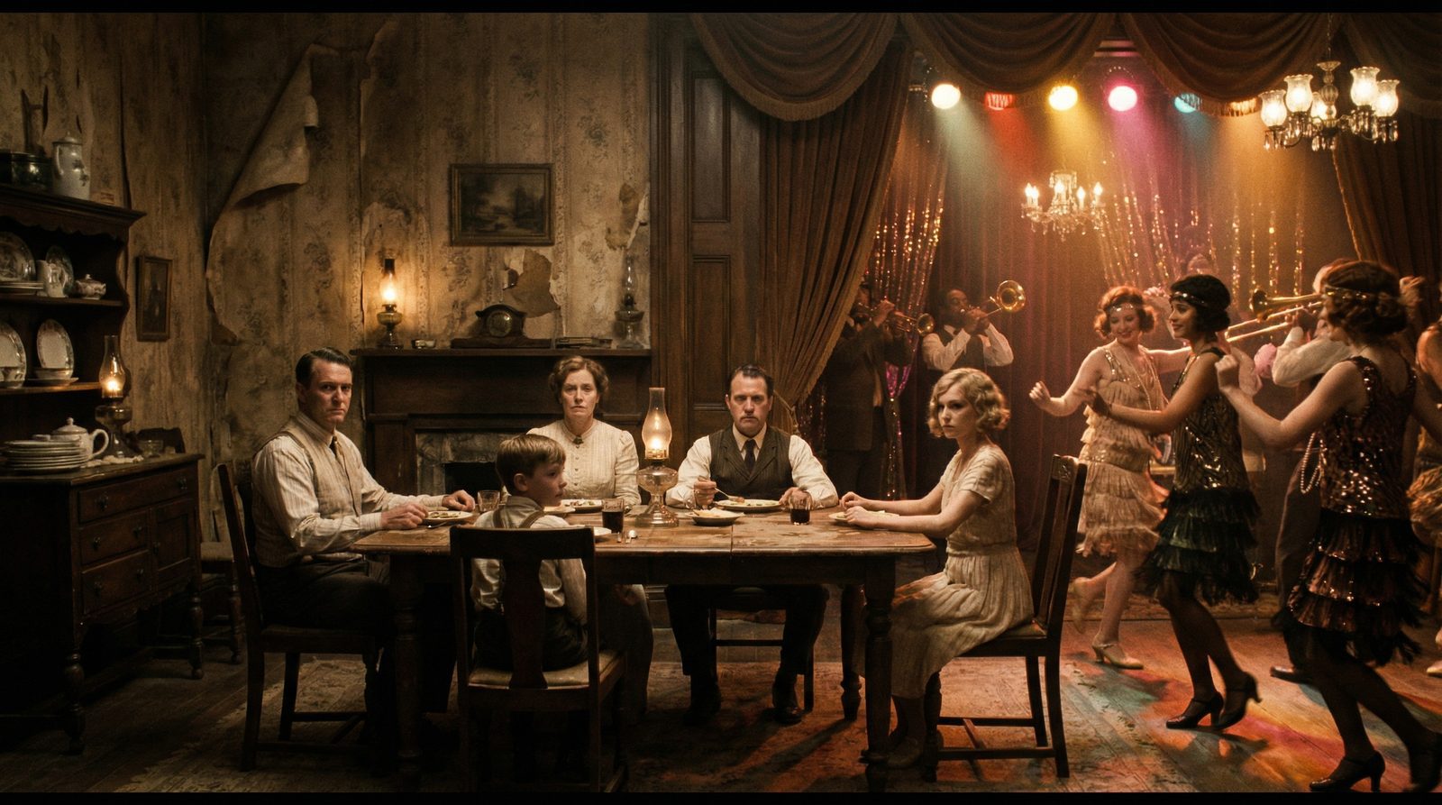 Editorial illustration inspired by 'The Color Purple (2023) (2023)'