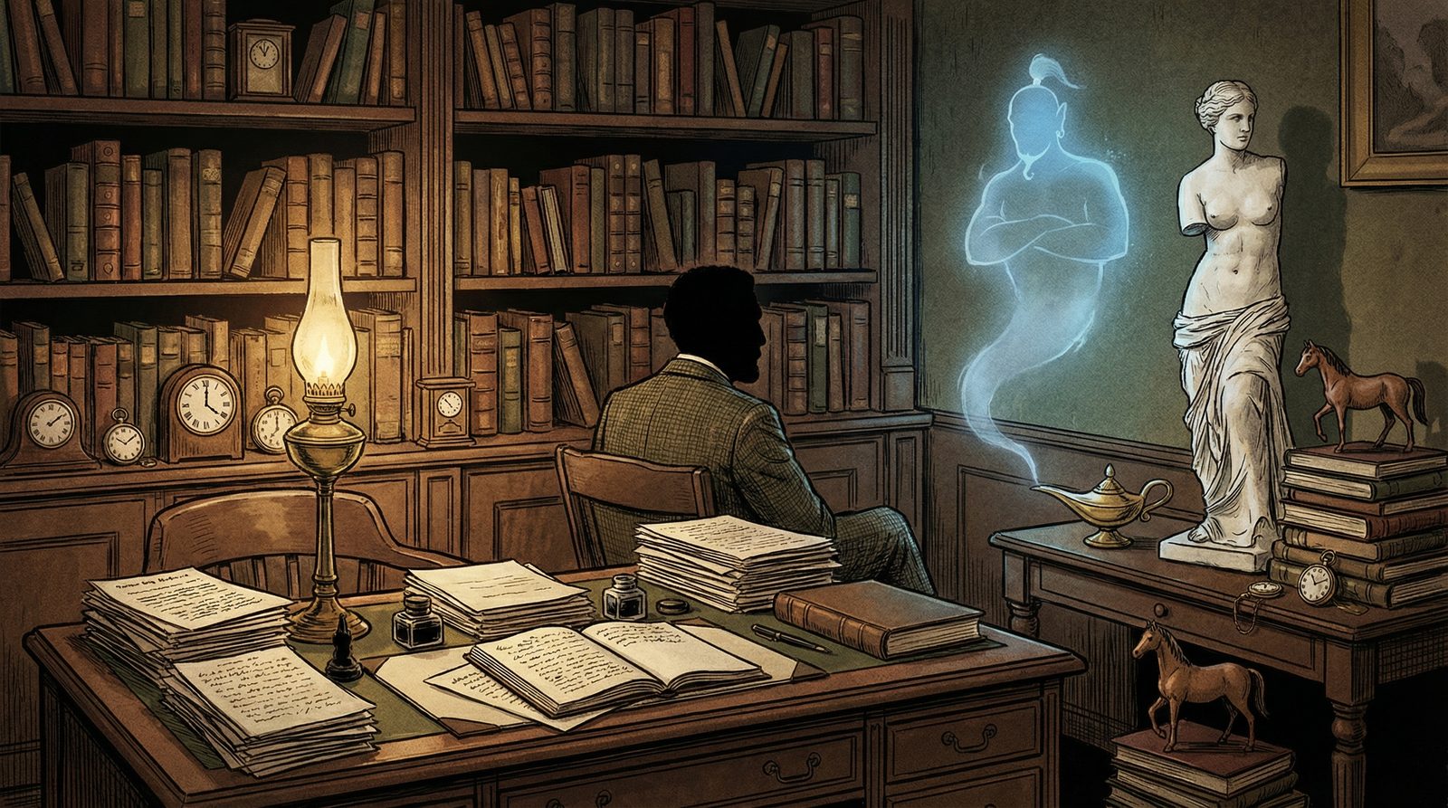 Symbolic illustration inspired by Thomas Anstey Guthrie