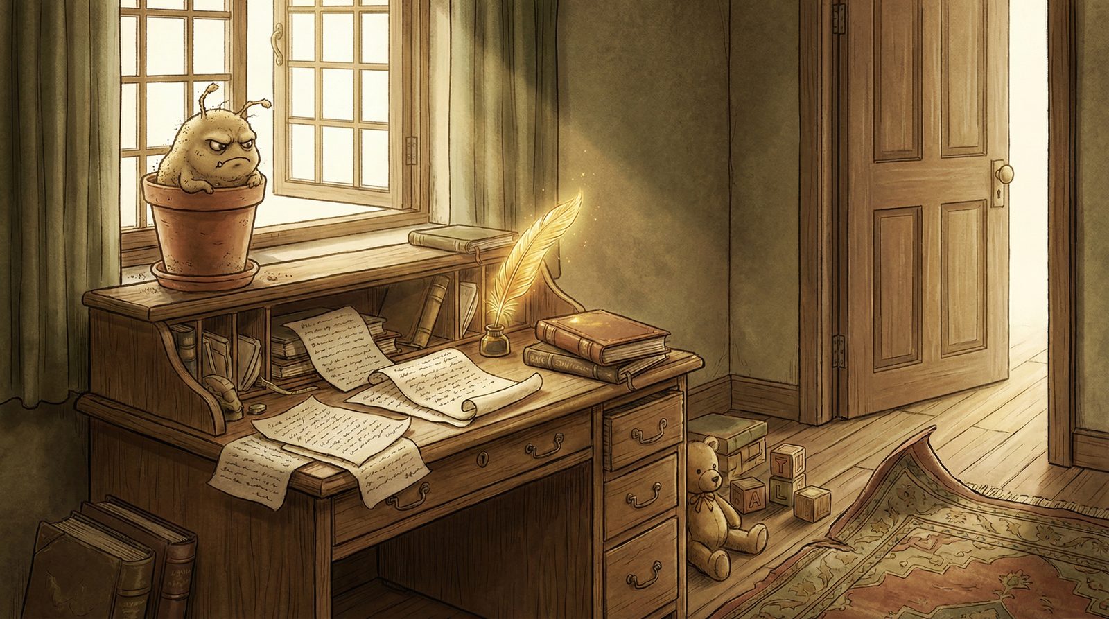 Symbolic illustration inspired by E Nesbit