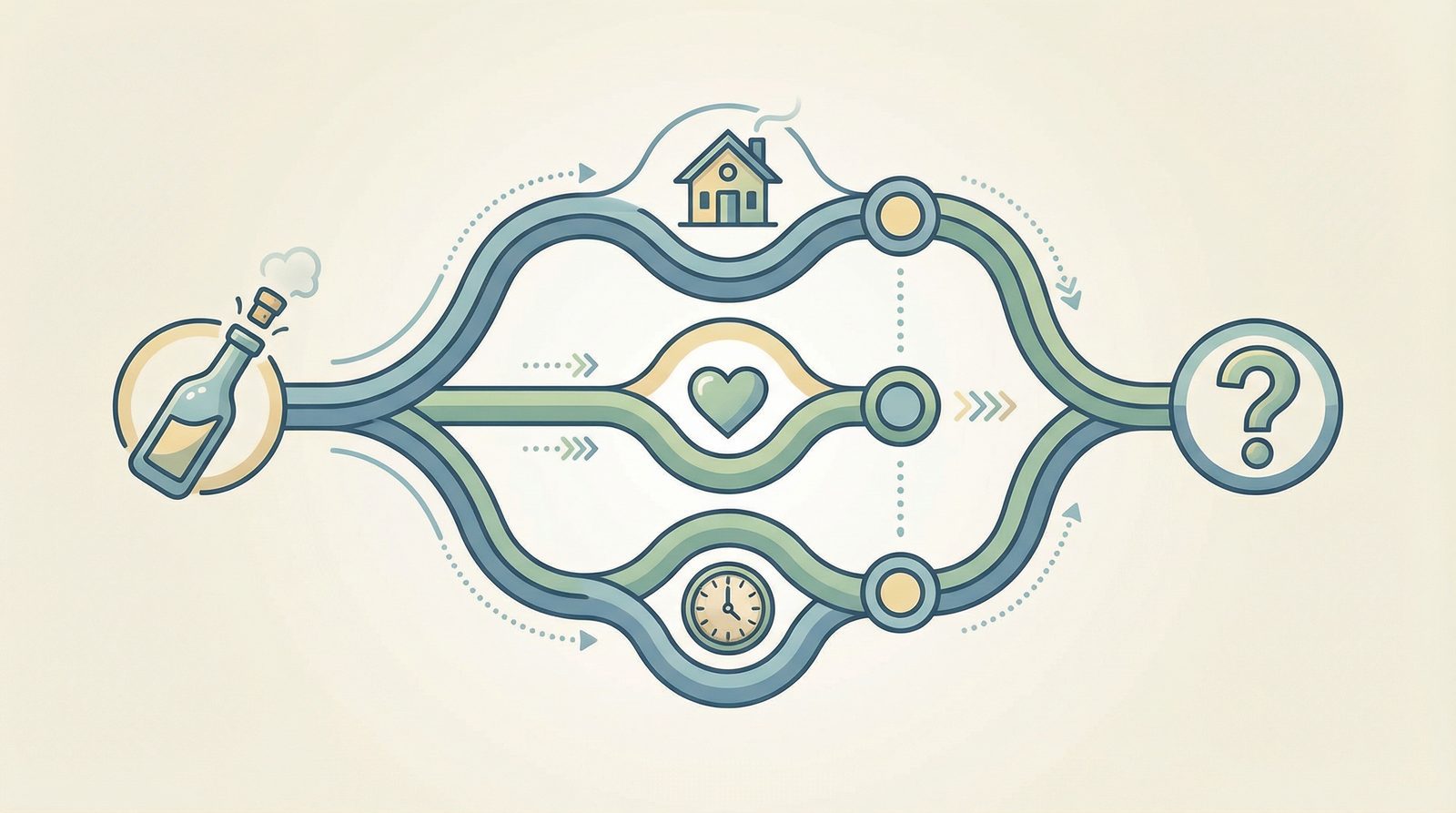 Symbolic illustration inspired by 'Genie Or Djinn Released From A Bottle'