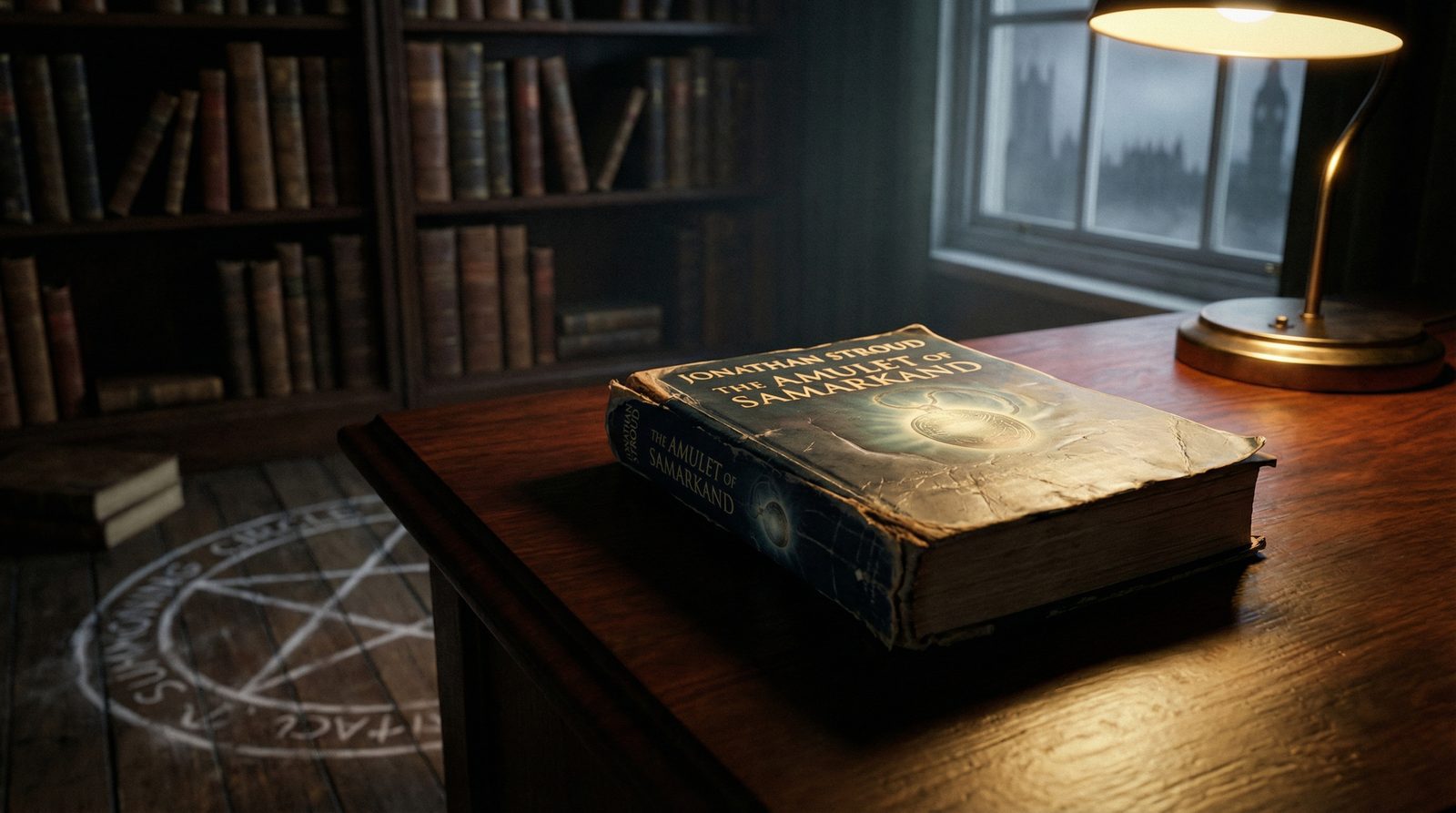 Illustration inspired by 'The Amulet Of Samarkand (2003)' by Jonathan Stroud