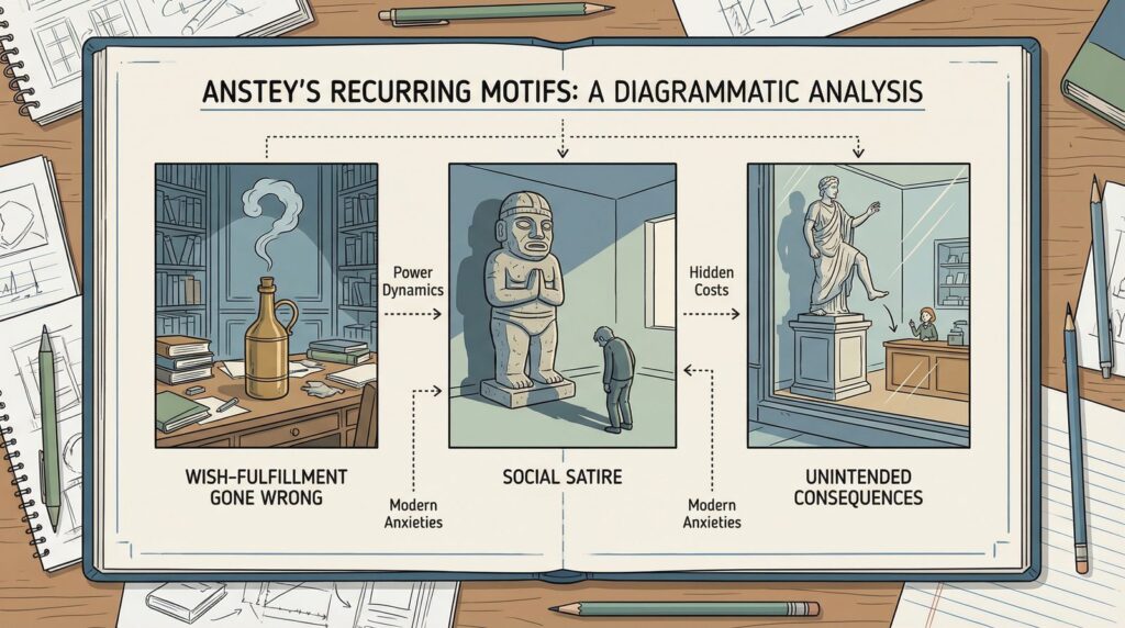 Symbolic illustration inspired by 'F Anstey'