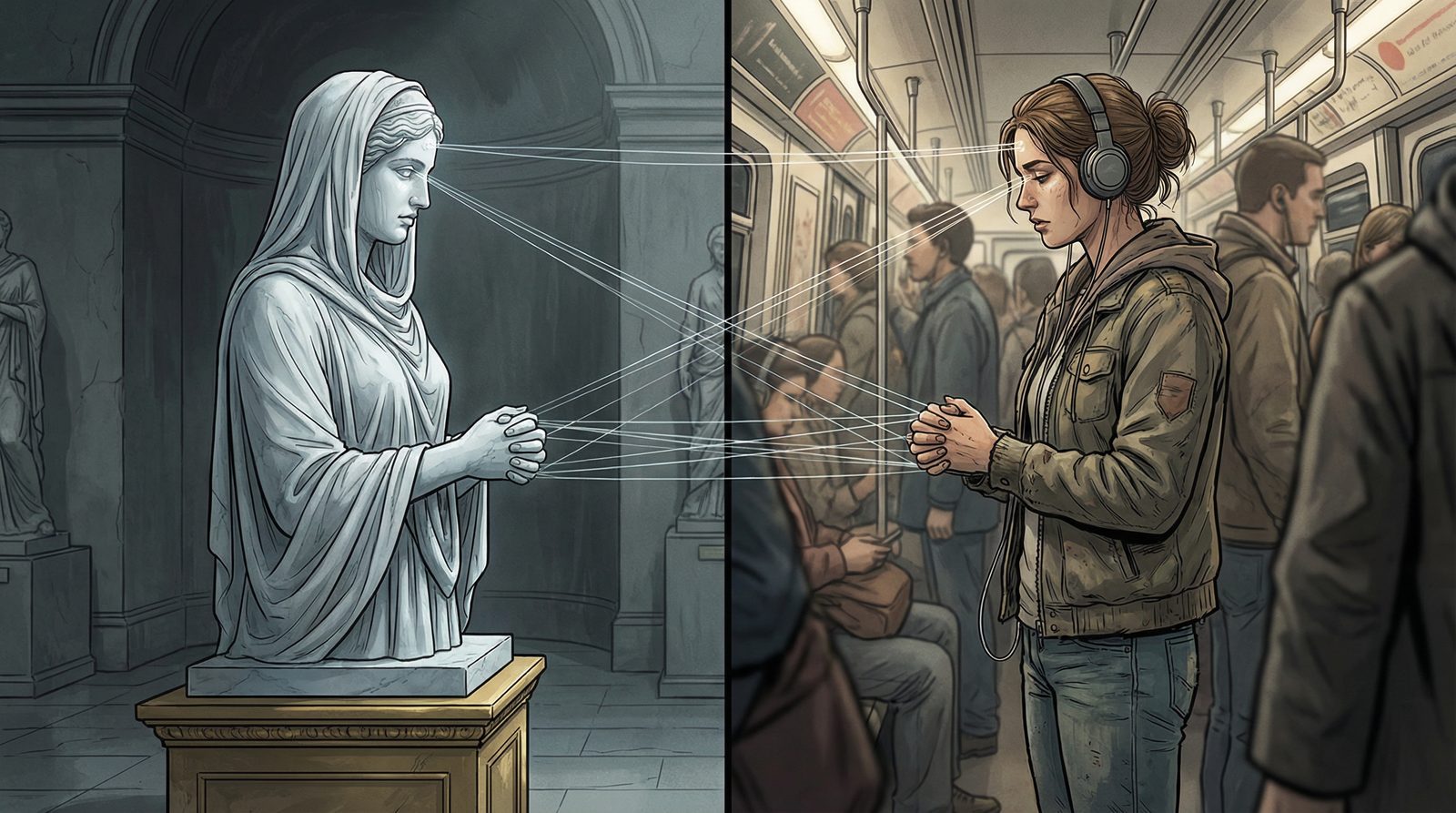 Symbolic illustration inspired by 'Pagan Goddess In Modern Society'