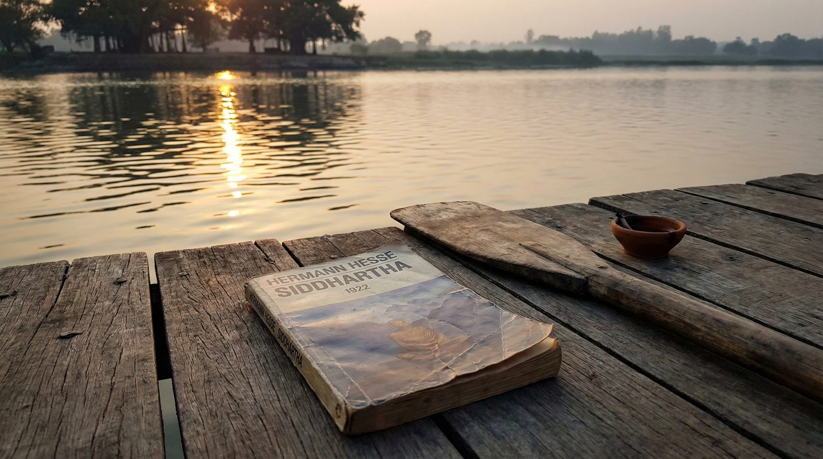 Illustration inspired by 'Siddhartha 1922 (1922)' by Hermann Hesse