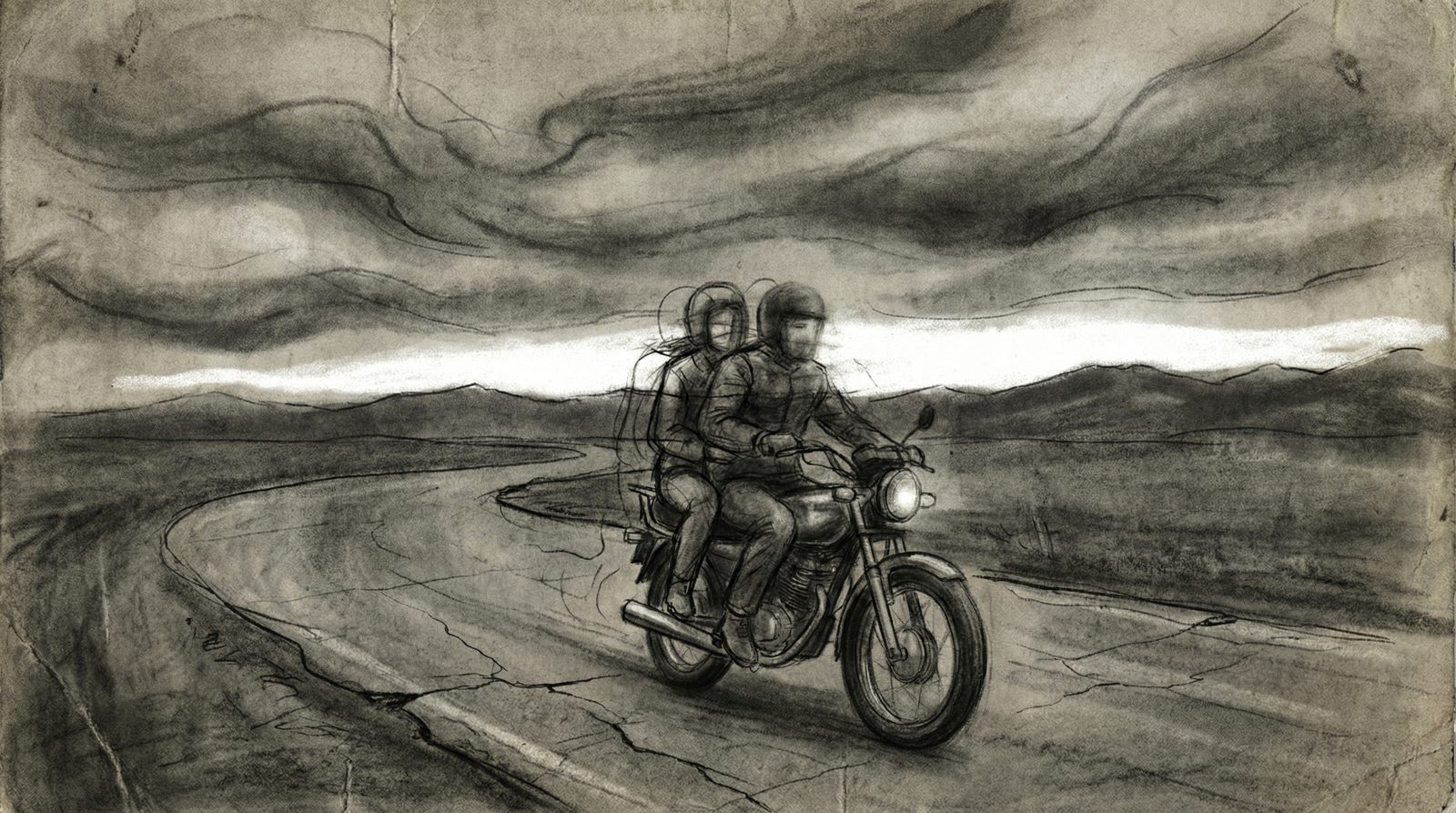 Zen And The Art Of Motorcycle Maintenance (1974) Illustration inspired by a core idea from 'Zen and the Art of Motorcycle Maintenance'