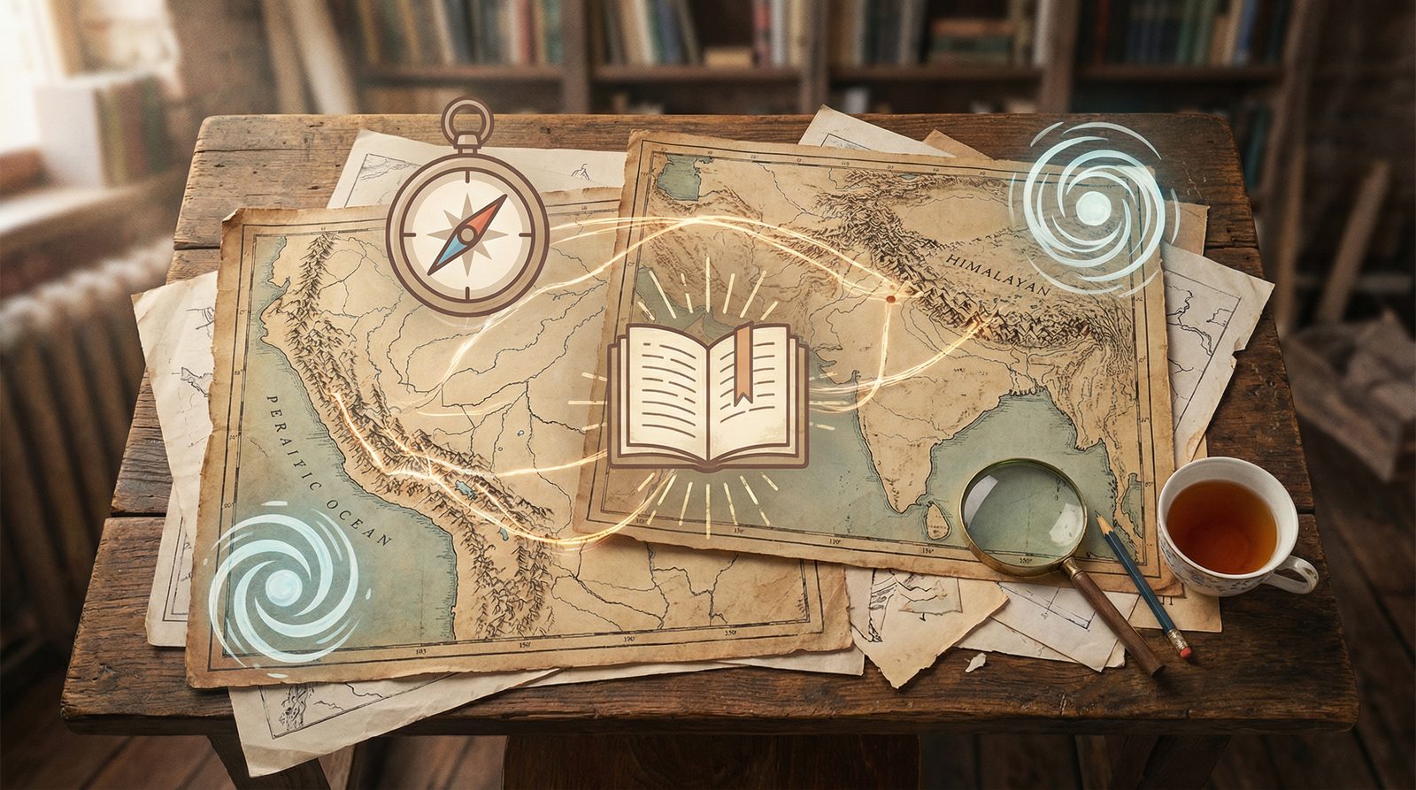 Symbolic illustration inspired by James Redfield