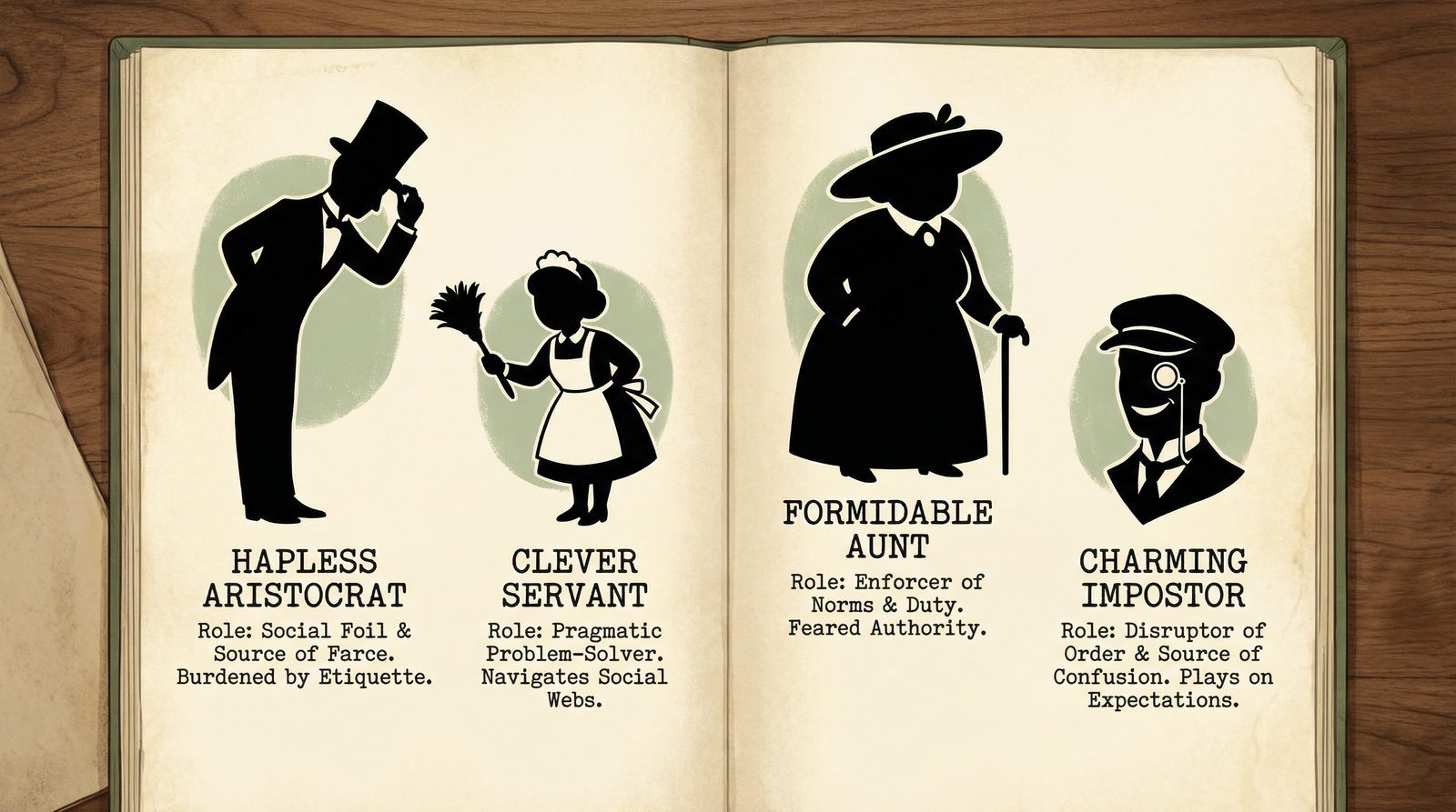 Symbolic illustration inspired by 'P G Wodehouse'