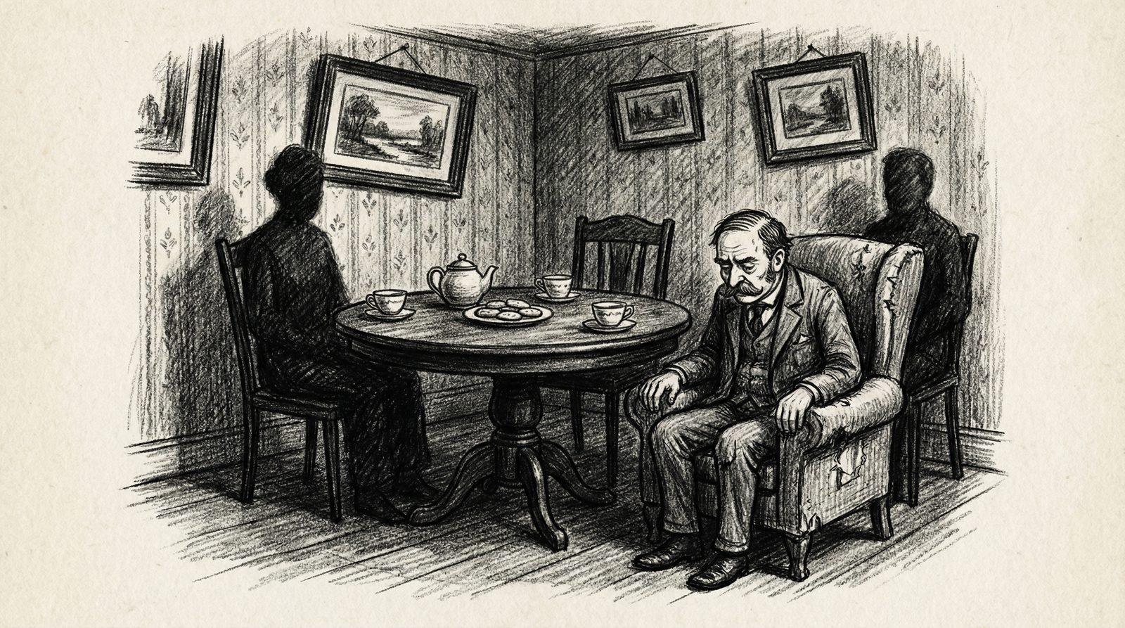 Illustration of a core idea or motif from 'The Diary Of A Nobody (1892)'