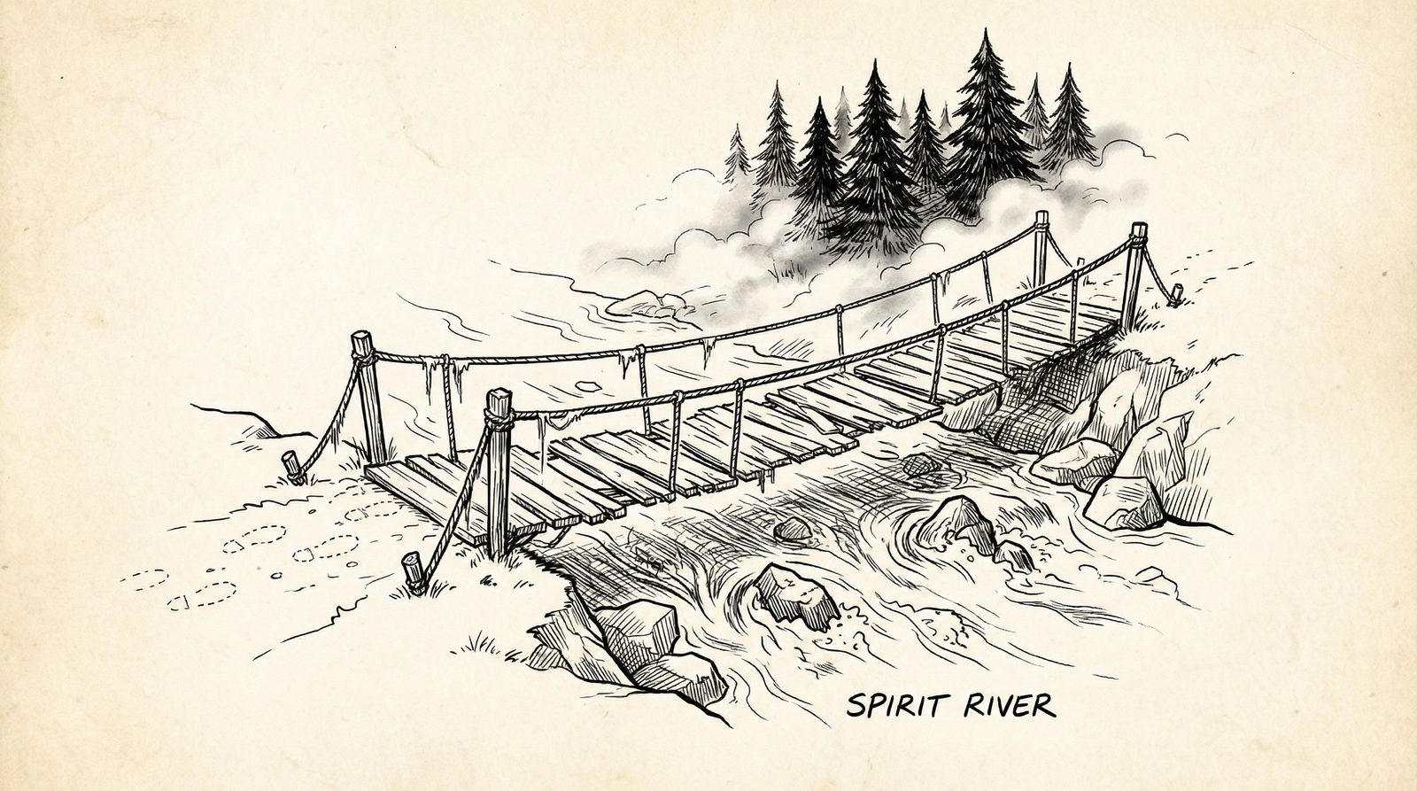 Conceptual editorial illustration inspired by 'The Laws Of Spirit (1995)'