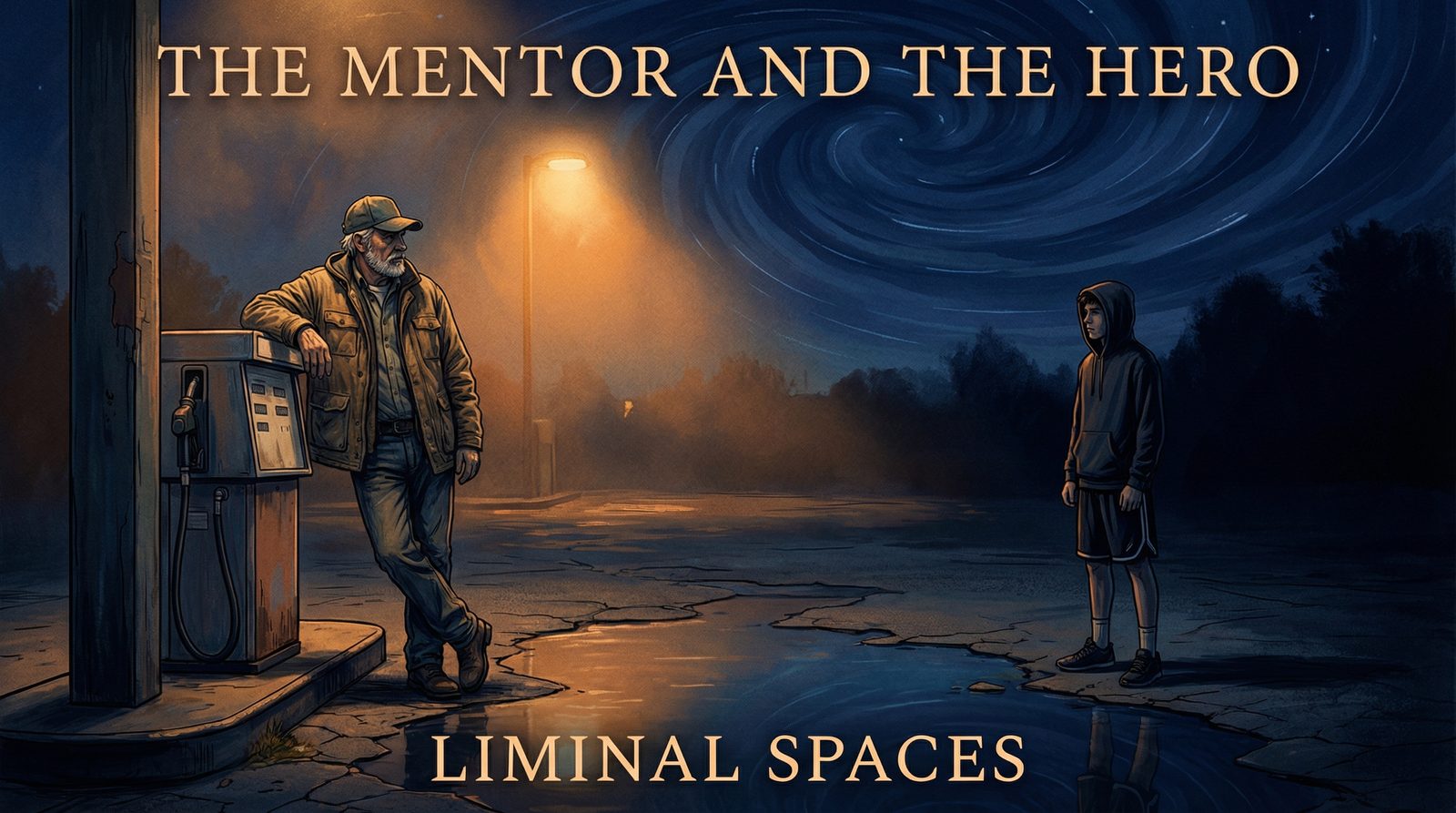 Symbolic illustration inspired by 'Peaceful Warrior'