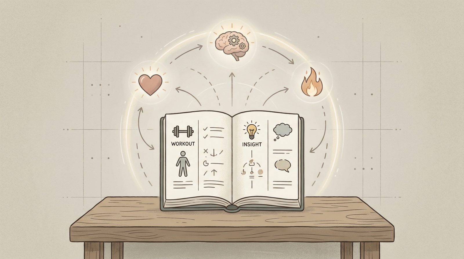 Symbolic illustration inspired by 'Athletic Discipline As Spiritual Practice'