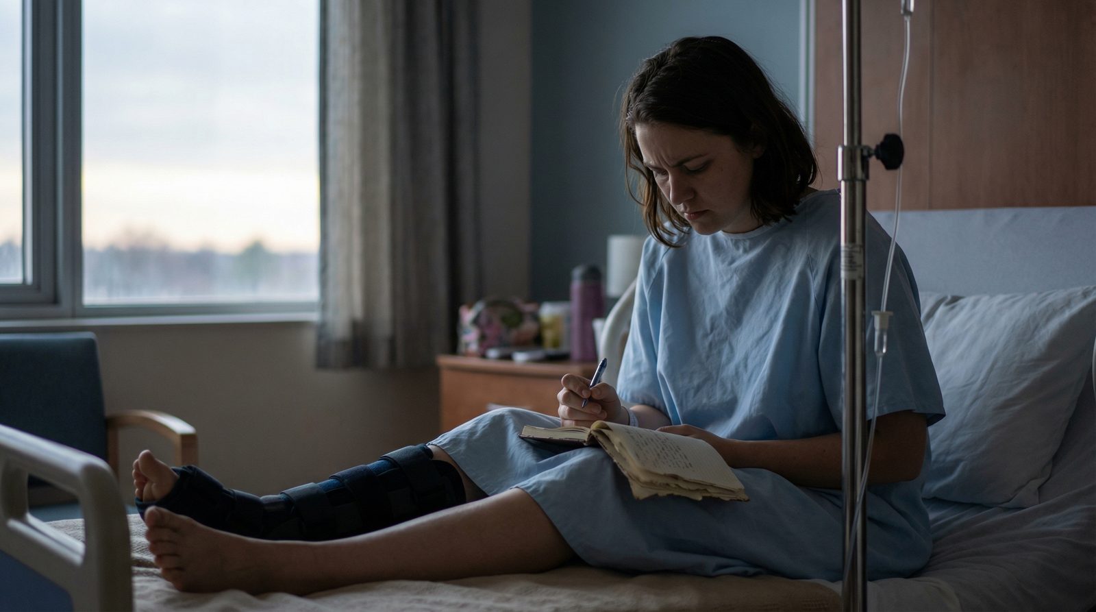 Conceptual illustration of the motif 'Awakening Through Physical Injury'