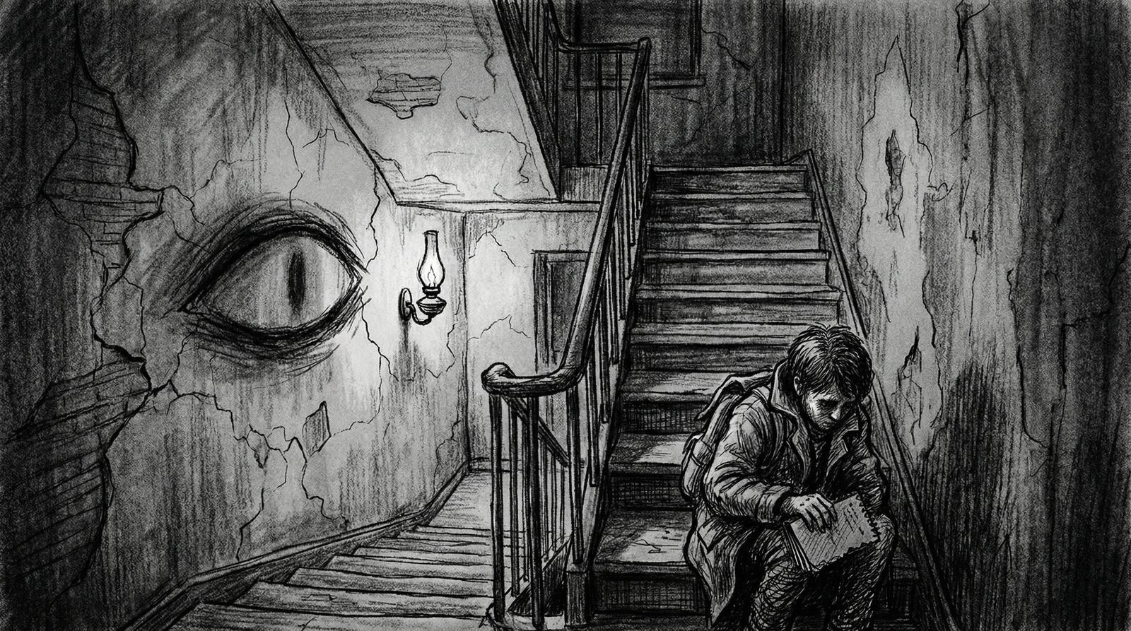 Illustration inspired by 'The Golem’s Eye (2004)'