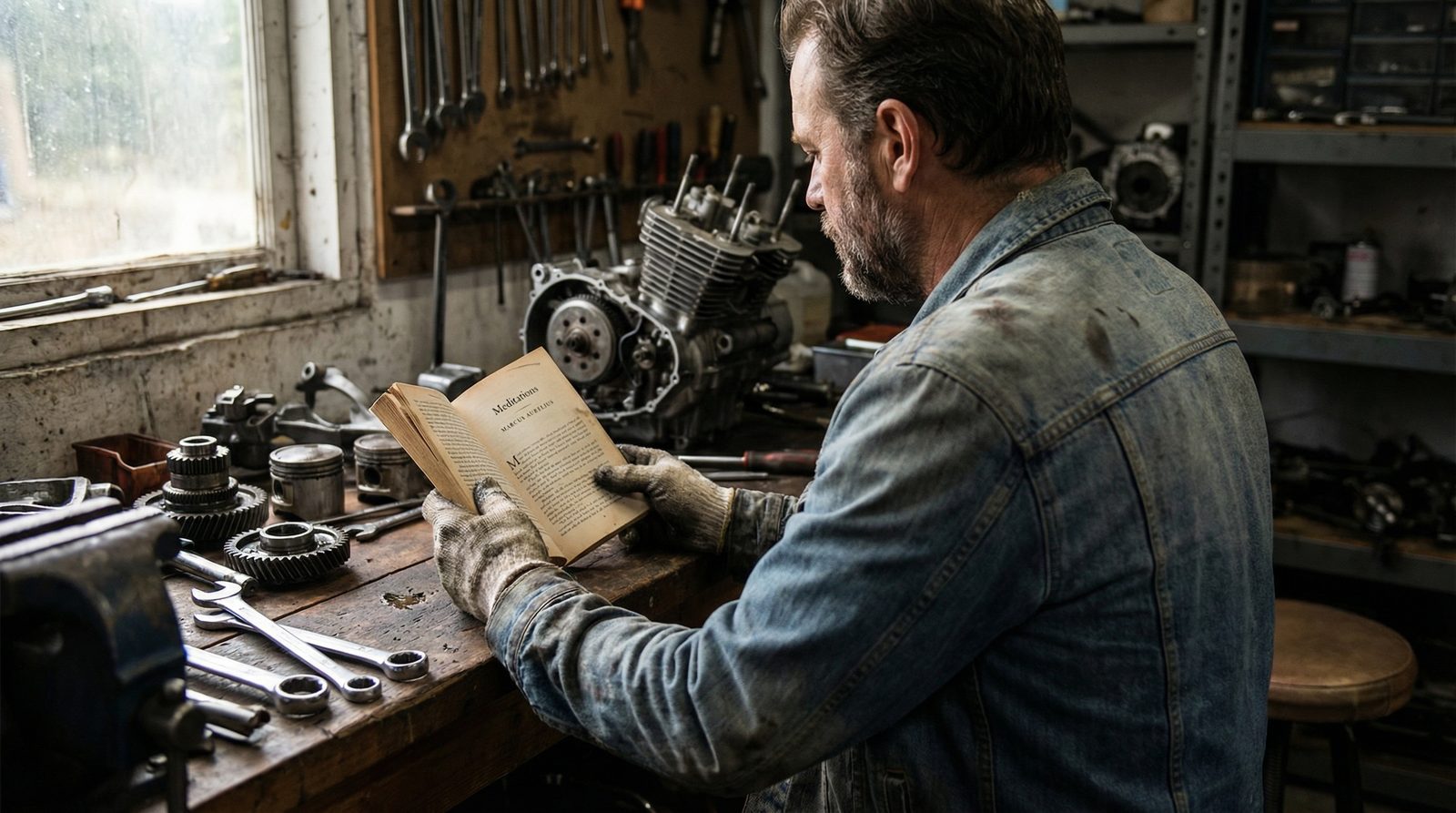 Symbolic illustration inspired by Matthew B Crawford