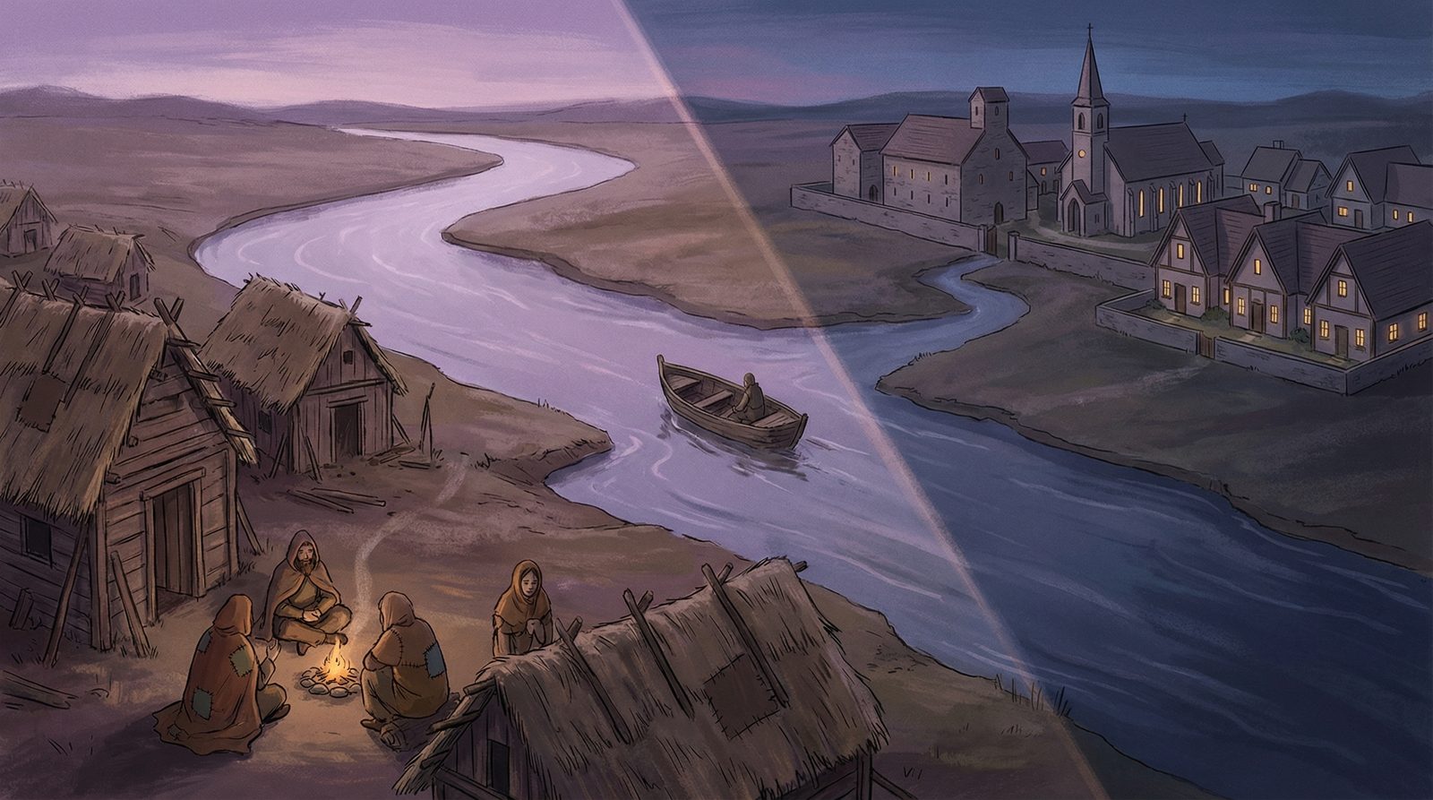 The Motorcycle Diaries (2004) Editorial illustration inspired by 'The Motorcycle Diaries (2004)'