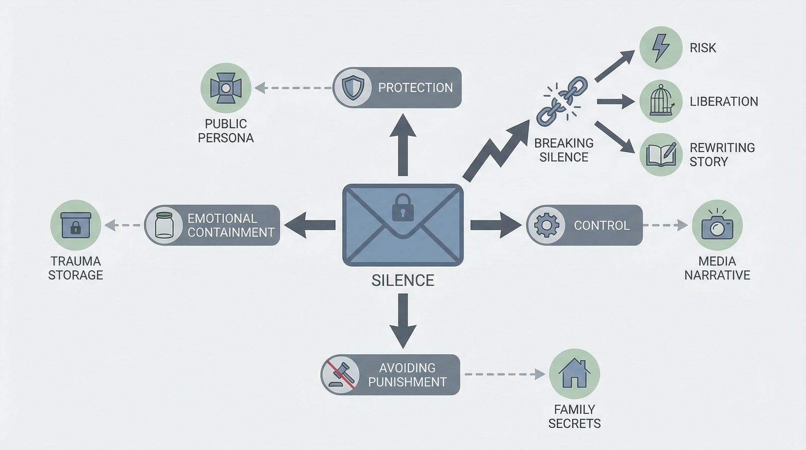Silence as Survival Silence as Survival inline diagram image