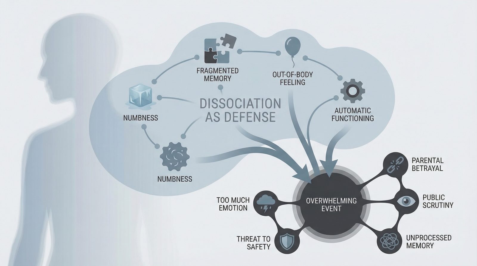 Dissociation as Defense inline diagram image